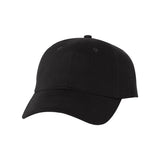 VC200 Valucap Brushed Twill Cap Black