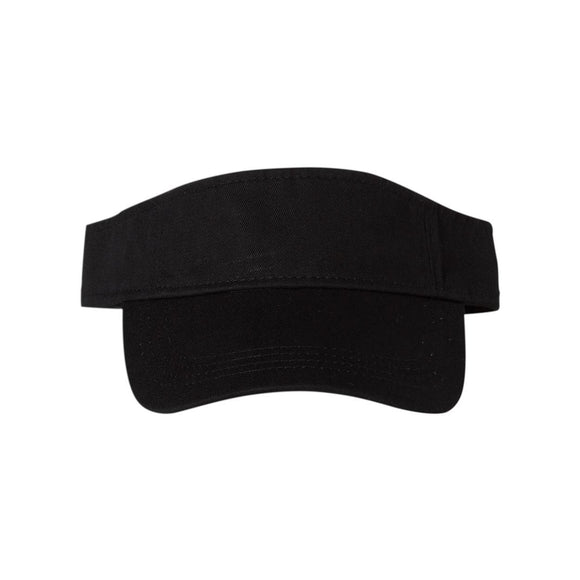 VC500 Valucap Bio-Washed Visor Black