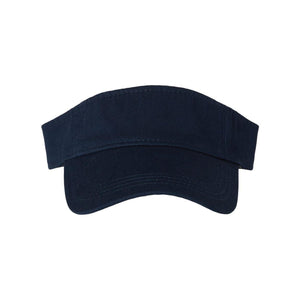 VC500 Valucap Bio-Washed Visor Navy