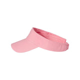 VC500 Valucap Bio-Washed Visor Pink