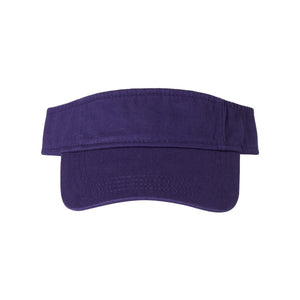 VC500 Valucap Bio-Washed Visor Purple