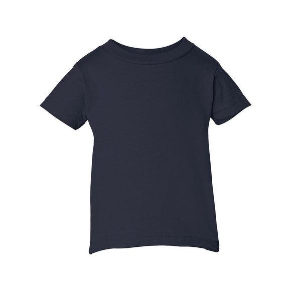 3401 Rabbit Skins Infant Cotton Jersey Tee Navy