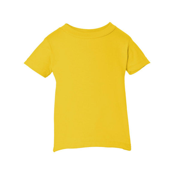 3401 Rabbit Skins Infant Cotton Jersey Tee Yellow