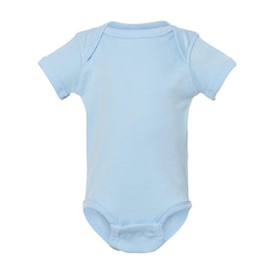 4400 Rabbit Skins Infant Baby Rib Bodysuit Light Blue