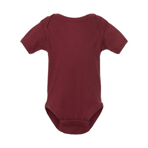 4400 Rabbit Skins Infant Baby Rib Bodysuit Maroon