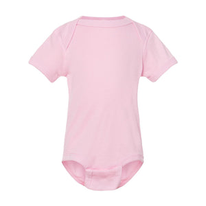 4400 Rabbit Skins Infant Baby Rib Bodysuit Pink