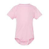 4400 Rabbit Skins Infant Baby Rib Bodysuit Pink