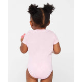 4400 Rabbit Skins Infant Baby Rib Bodysuit Pink