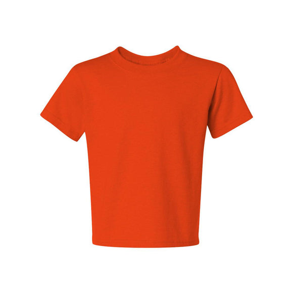 29BR JERZEES Dri-Power® Youth 50/50 T-Shirt Burnt Orange