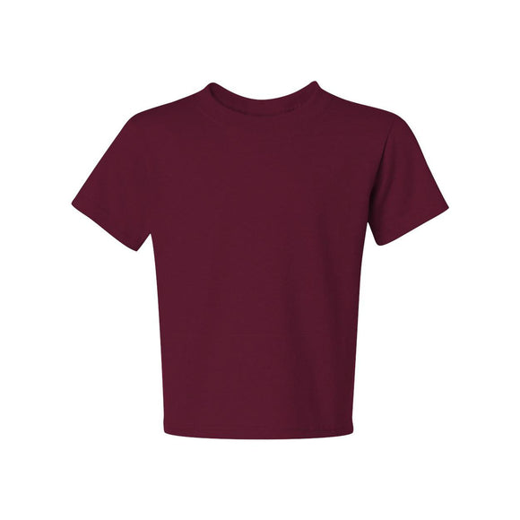 29BR JERZEES Dri-Power® Youth 50/50 T-Shirt Maroon