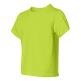 29BR JERZEES Dri-Power® Youth 50/50 T-Shirt Safety Green