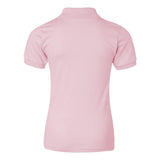 437YR JERZEES SpotShield™ Youth 50/50 Polo Pink