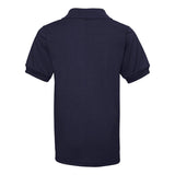 437YR JERZEES SpotShield™ Youth 50/50 Polo J. Navy