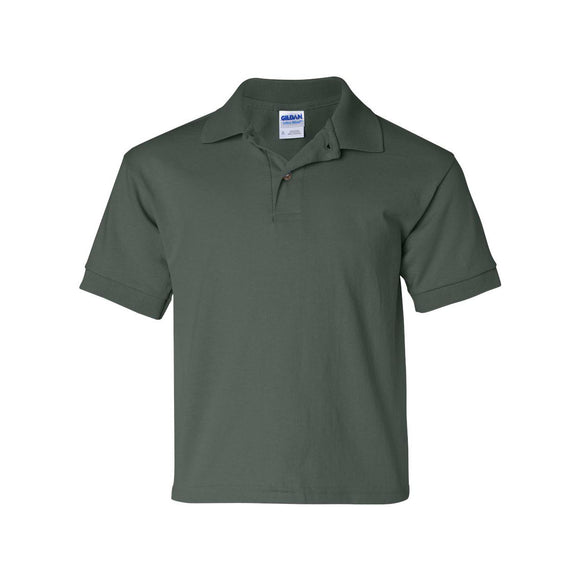 8800B Gildan DryBlend® Youth Jersey Polo Forest Green