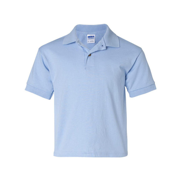 8800B Gildan DryBlend® Youth Jersey Polo Light Blue