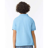 8800B Gildan DryBlend® Youth Jersey Polo Light Blue