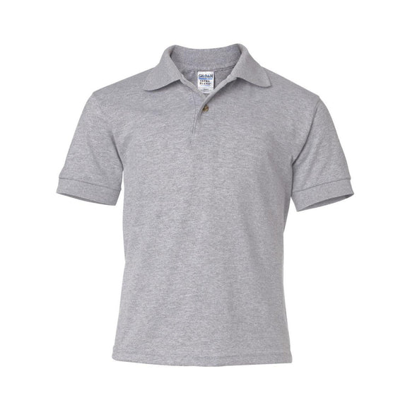 8800B Gildan DryBlend® Youth Jersey Polo Sport Grey