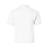 8800B Gildan DryBlend® Youth Jersey Polo White