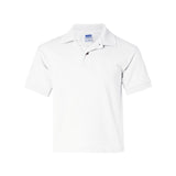 8800B Gildan DryBlend® Youth Jersey Polo White