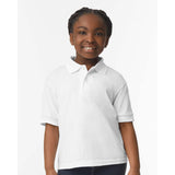 8800B Gildan DryBlend® Youth Jersey Polo White