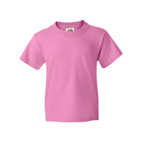 3930BR Fruit of the Loom HD Cotton Youth Short Sleeve T-Shirt Azalea