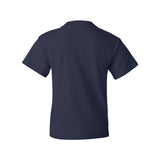 3930BR Fruit of the Loom HD Cotton Youth Short Sleeve T-Shirt J. Navy