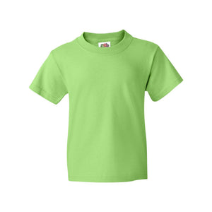 3930BR Fruit of the Loom HD Cotton Youth Short Sleeve T-Shirt Kiwi