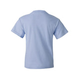 3930BR Fruit of the Loom HD Cotton Youth Short Sleeve T-Shirt Light Blue