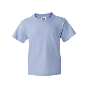 3930BR Fruit of the Loom HD Cotton Youth Short Sleeve T-Shirt Light Blue