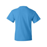 3930BR Fruit of the Loom HD Cotton Youth Short Sleeve T-Shirt Pacific Blue