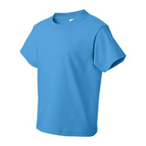 3930BR Fruit of the Loom HD Cotton Youth Short Sleeve T-Shirt Pacific Blue