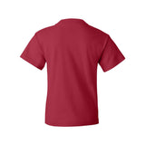 3930BR Fruit of the Loom HD Cotton Youth Short Sleeve T-Shirt True Red