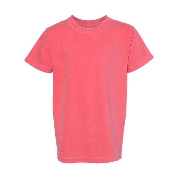 9018 Comfort Colors Garment-Dyed Youth Heavyweight T-Shirt Watermelon