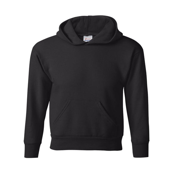 P473 Hanes Ecosmart® Youth Hooded Sweatshirt Black