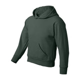 P473 Hanes Ecosmart® Youth Hooded Sweatshirt Deep Forest