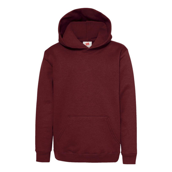 P473 Hanes Ecosmart® Youth Hooded Sweatshirt Maroon