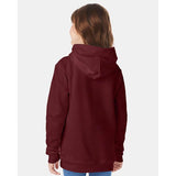 P473 Hanes Ecosmart® Youth Hooded Sweatshirt Maroon