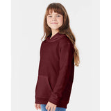 P473 Hanes Ecosmart® Youth Hooded Sweatshirt Maroon