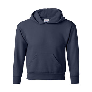 P473 Hanes Ecosmart® Youth Hooded Sweatshirt Navy