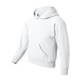 P473 Hanes Ecosmart® Youth Hooded Sweatshirt White