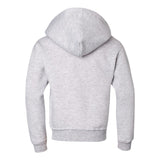 996YR JERZEES NuBlend® Youth Hooded Sweatshirt Ash