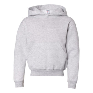 996YR JERZEES NuBlend® Youth Hooded Sweatshirt Ash