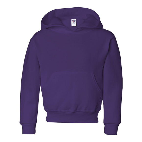 996YR JERZEES NuBlend® Youth Hooded Sweatshirt Deep Purple