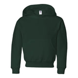 996YR JERZEES NuBlend® Youth Hooded Sweatshirt Forest Green