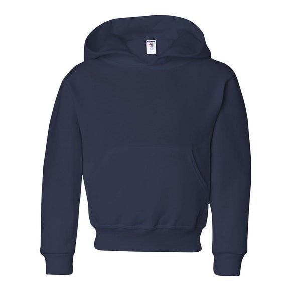 996YR JERZEES NuBlend® Youth Hooded Sweatshirt J. Navy