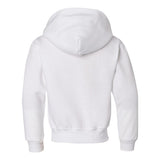 996YR JERZEES NuBlend® Youth Hooded Sweatshirt White