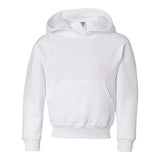 996YR JERZEES NuBlend® Youth Hooded Sweatshirt White