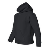 18500B Gildan Heavy Blend™ Youth Hooded Sweatshirt Black