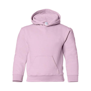 18500B Gildan Heavy Blend™ Youth Hooded Sweatshirt Light Pink