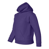 18500B Gildan Heavy Blend™ Youth Hooded Sweatshirt Purple